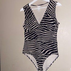 Zebra one-piece